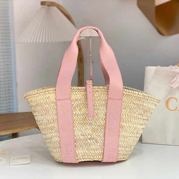 Very popular!! New color [Chloe] Tote bag Fake Basket bag 01236065 chn17589