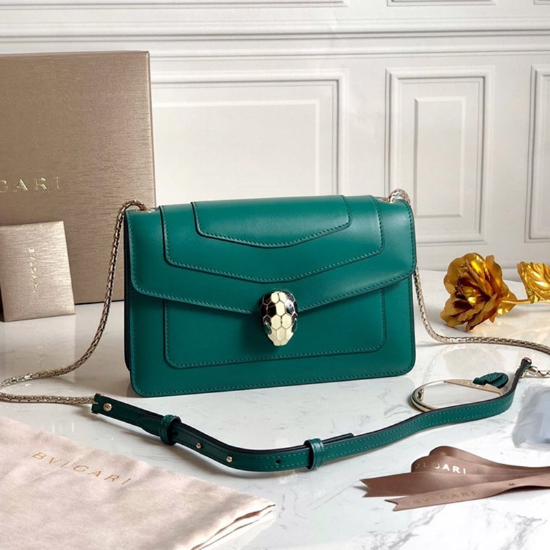 21-22AW [Bulgari Replica] New Color! SERPENTI FOREVER Nappa Handbag Bul75855