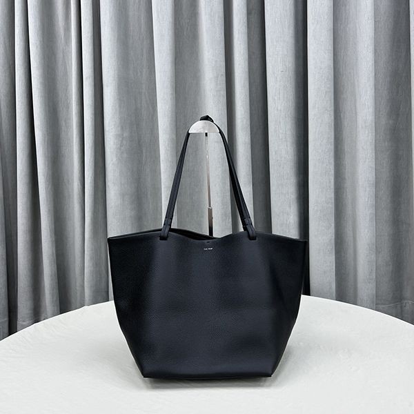 The Row Bag Replica PARK 3 Logo Grained Leather with Pouch zam77748