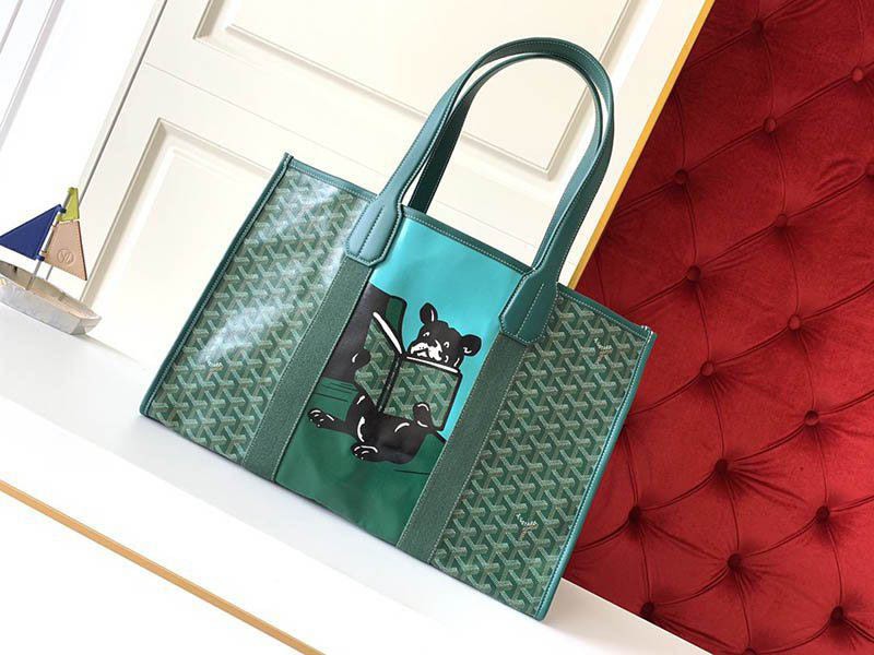 Extremely rare! Goyard replica "Villette" dog marquee tote bag Goj78359 Extremely rare! Goyard replica "Villette" dog marquee tote bag Goj78359
