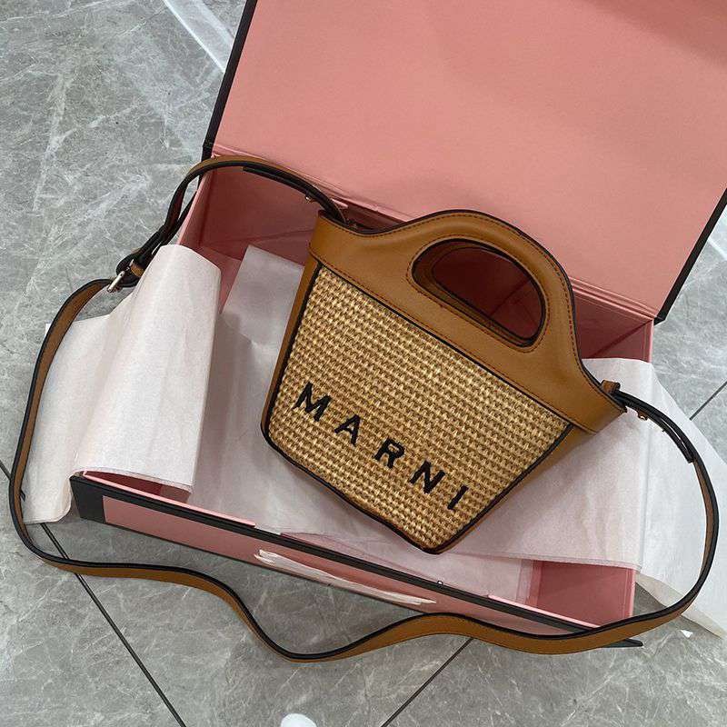 Popular classic Marni TROPICALIA basket bag Marni hammock bag replica map81222