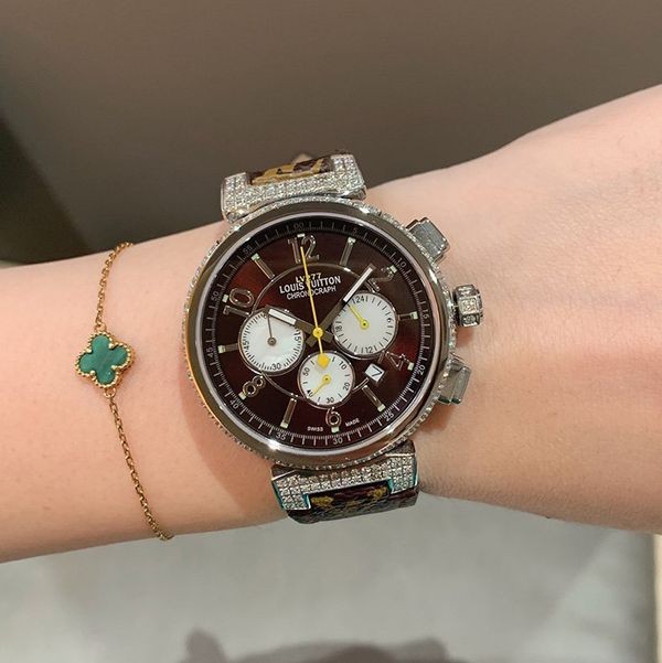 Louis Vuitton Tambour Replica Chronograph 41mm vus80570