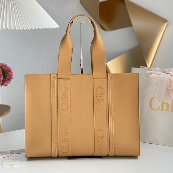 ☆Super popular☆ Chloe Woody fake calfskin leather small tote bag GM chv39264 ☆Super popular☆ Chloe Woody fake calfskin leather small tote bag GM chv39264
