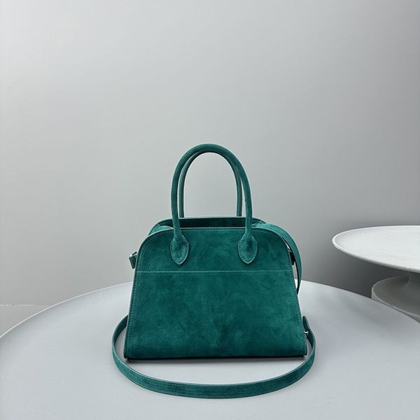 High quality??? THE ROW replica Margaux 10 leather bag zam43285