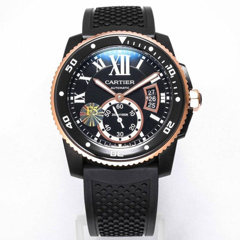 Rare color Cartier Calibre de Cartier Diver replica kak17701