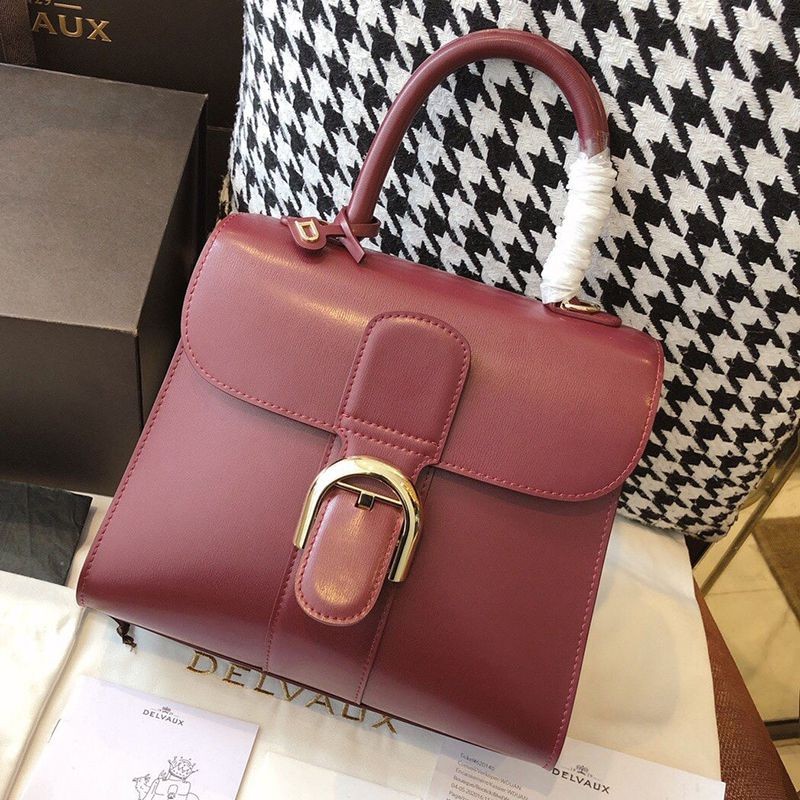 No.1 Popular [Delvaux Handbag Replica] Brillant Ivory Stitch Medium Handbag Det82089