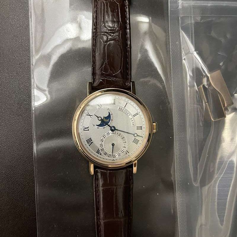 Cumulative sales total No. 1! Breguet Classic Moon Phase Replica Men's 40mm Watch buo40603