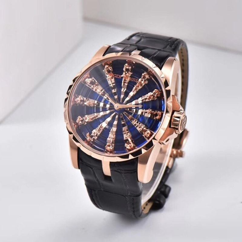 Sold out Roger Dubuis Knights of the Round Table Replica Damascus Blue 45MM rob47487 Sold out Roger Dubuis Knights of the Round Table Replica Damascus Blue 45MM rob47487