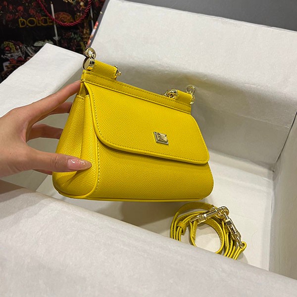 Dolce & Gabbana SICILY Bag Replica Dauphine Leather Small Size dgy42687