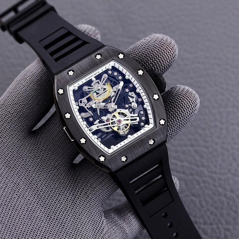 ★Japan!! Popular! Richard Mille See-through back replica automatic watch rij51536