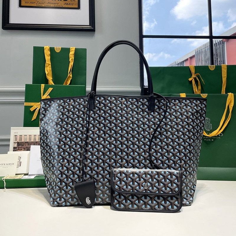 Popular Goyard replica ∞∞ Saint Louis GM black tote bag Gos91186