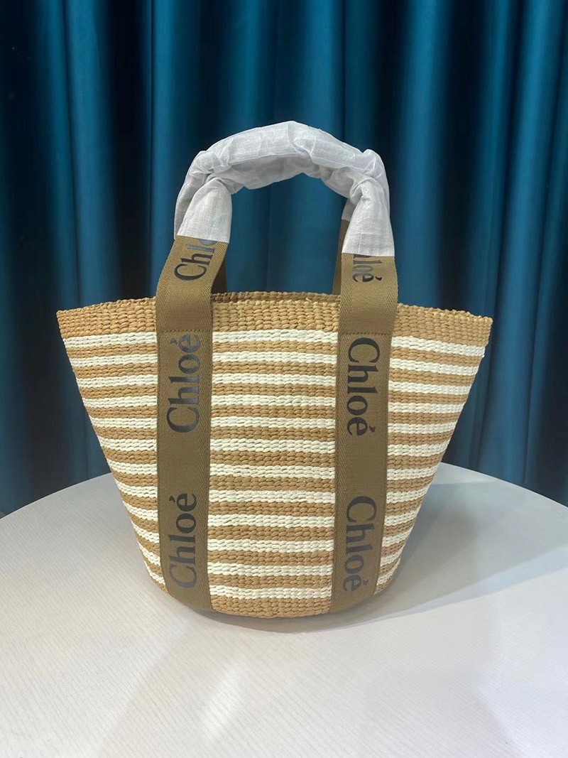 No customs duties Chloe Woody fake basket bag ☆ Raffia tote bag ☆ Shipping included chz69489 No customs duties Chloe Woody fake basket bag ☆ Raffia tote bag ☆ Shipping included chz69489
