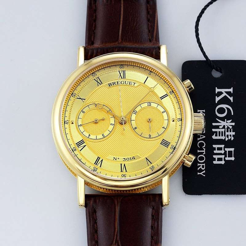 Eye-catching color Breguet replica classic chronograph men's 41 mm watch buo29561