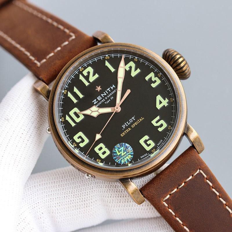 Very popular!! New color Zenith Pilot Type 20 replica Extra Special 45mm zem81627