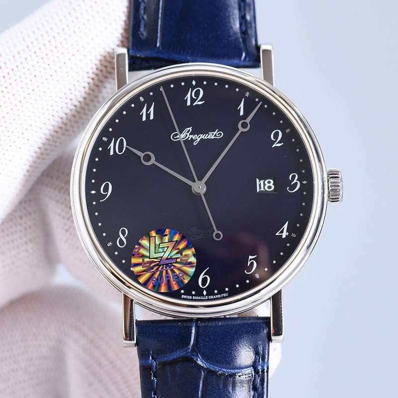 Free shipping Breguet replica Classic Silicion men's 38mm watch in two colors bua10877