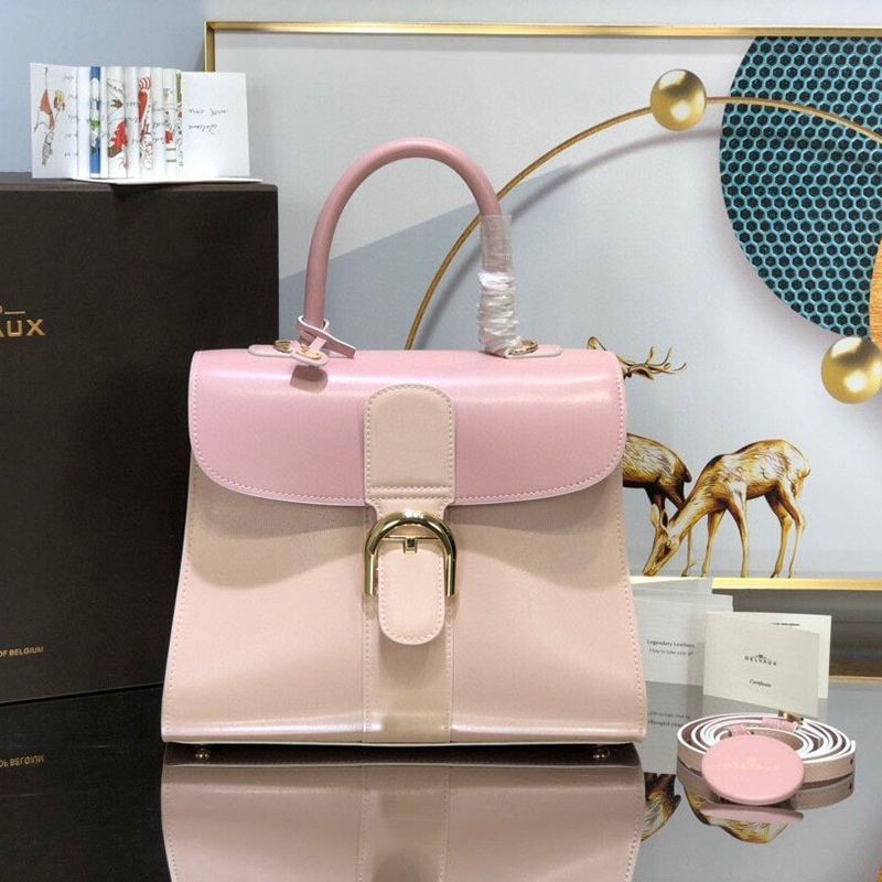 No. 1 in cumulative sales! Delvaux Replica Calfskin Brillant MM Shoulder Handbag Dee24867