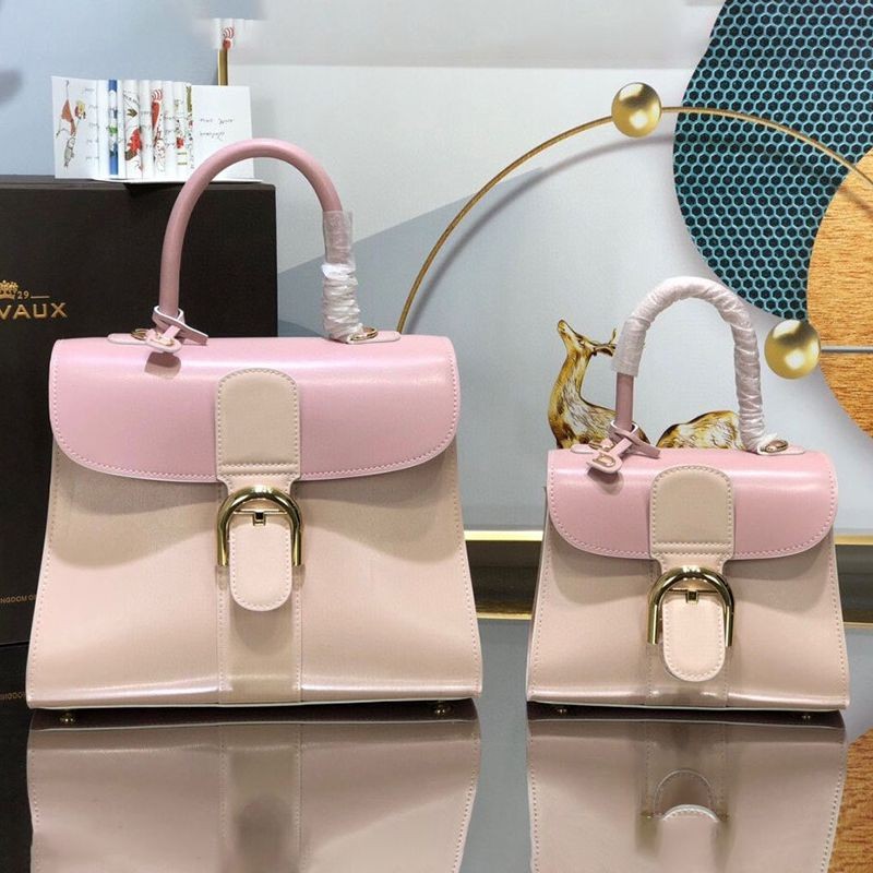 21-22AW [DELVAUX Copy] Calfskin Brillon Shoulder Handbag Dec86191