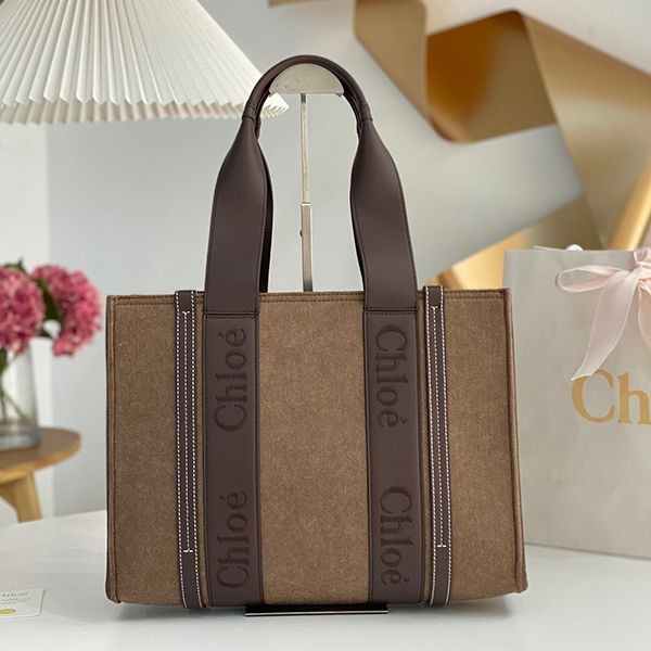 Classic Chloe Woody Replica Medium Canvas Tote Bag chi05803 Classic Chloe Woody Replica Medium Canvas Tote Bag chi05803