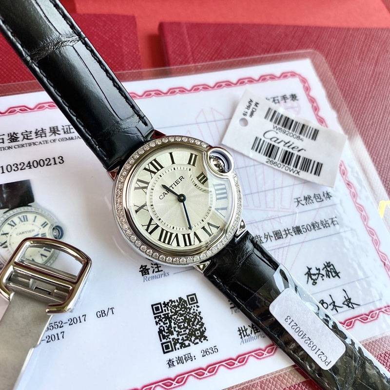 Very popular! Cartier Ballon Bleu 33mm replica kaw55093