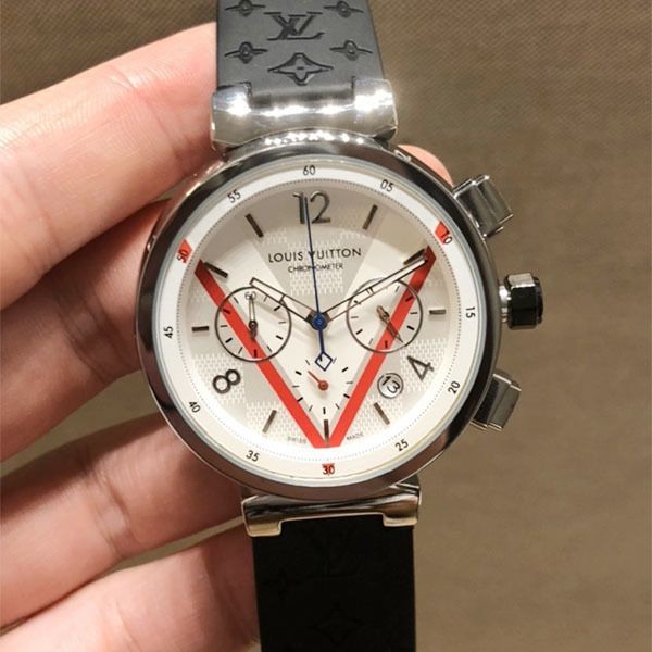 Louis Vuitton Tambour Replica Chronograph 42mm Hard to find! vuq11111