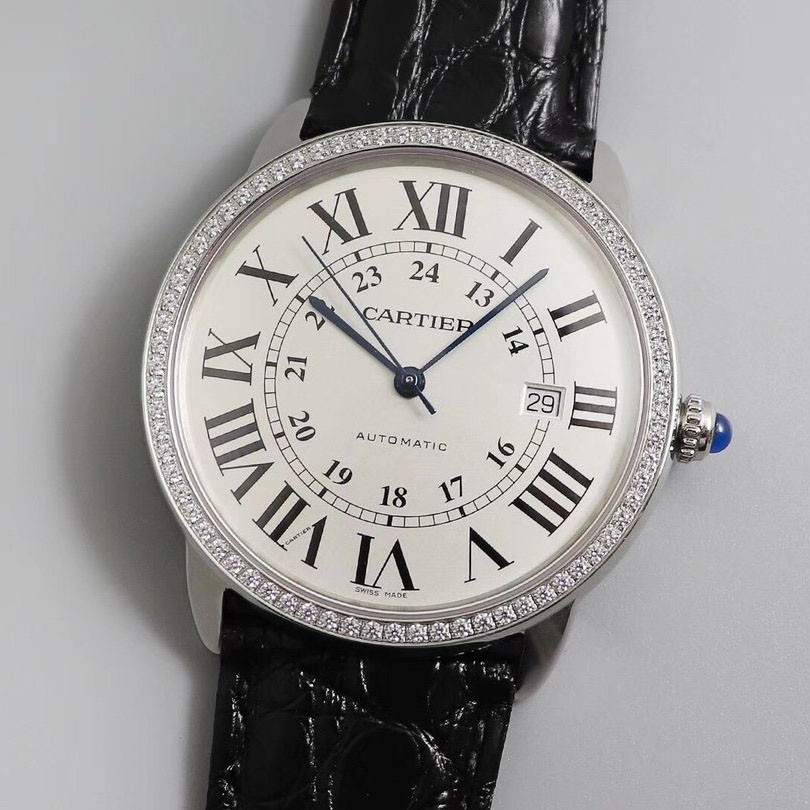 Rare Cartier Rondo Solo XL 42 mm Replica kak93886
