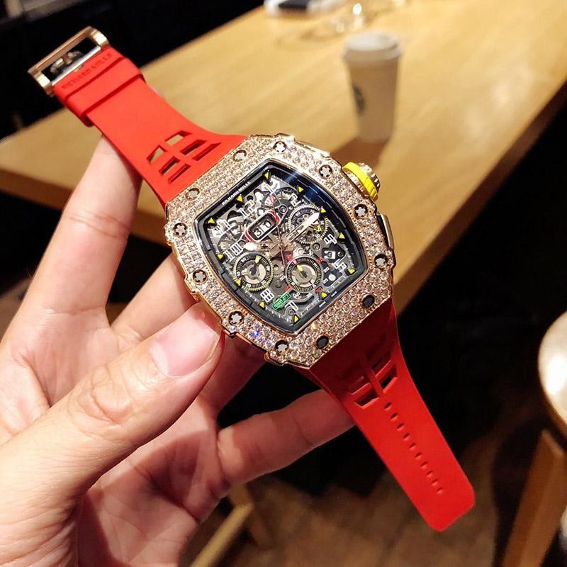 Eye-catching Richard Mille F1 Race See-through Back Copy Automatic rib74106