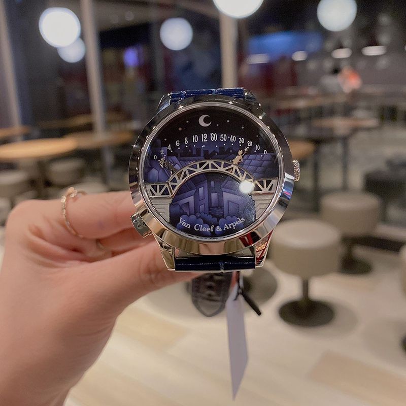 21AW New Van Cleef & Arpels Watch Lady Arpels Heure Philant Replica 42mm vas45891