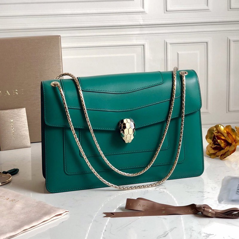 21AW New Arrival [Bulgari] New Color! SERPENTI FOREVER Nappa Handbag Buo06071