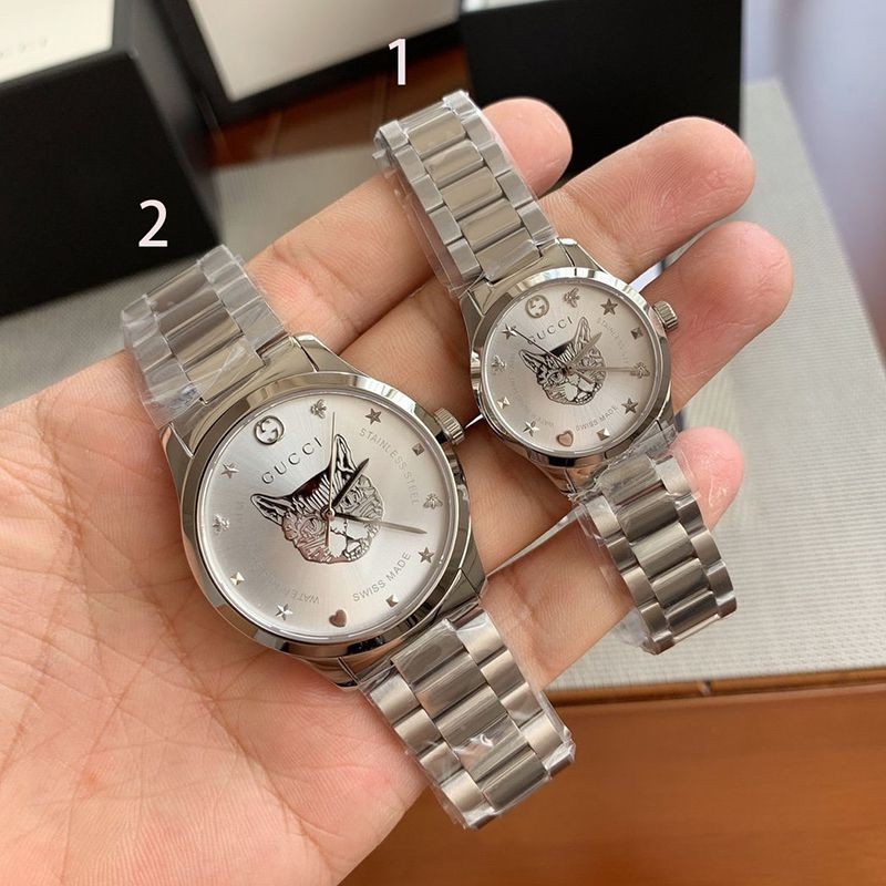 Cute Gucci G-Timeless Watch Replica Cat 38mm/27mm Wristwatch gur33442