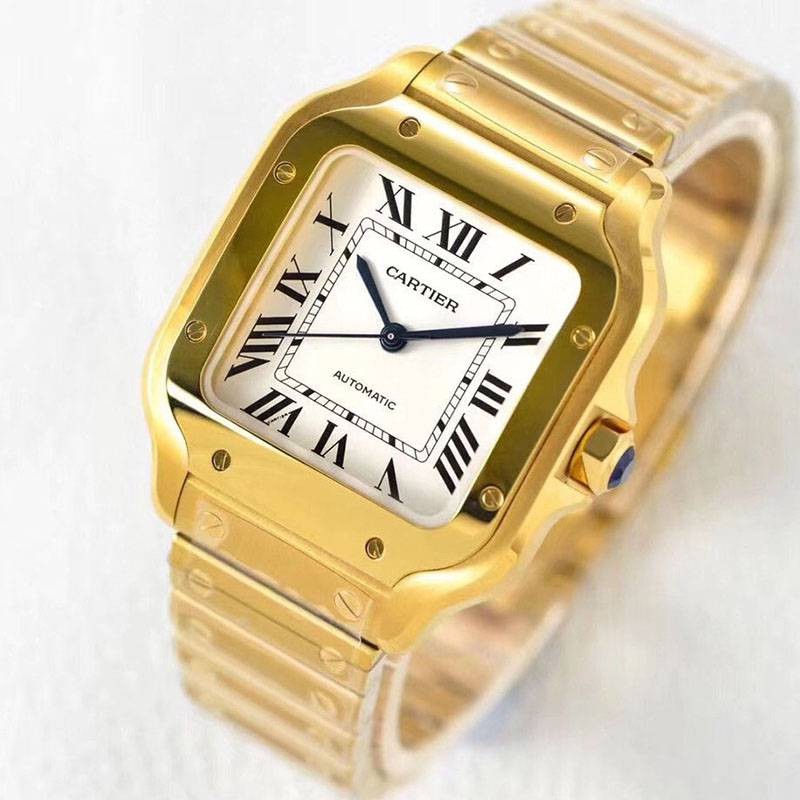21-22AW Cartier Santos de Cartier MM Replica Yellow Gold kaf30462 21-22AW Cartier Santos de Cartier MM Replica Yellow Gold kaf30462