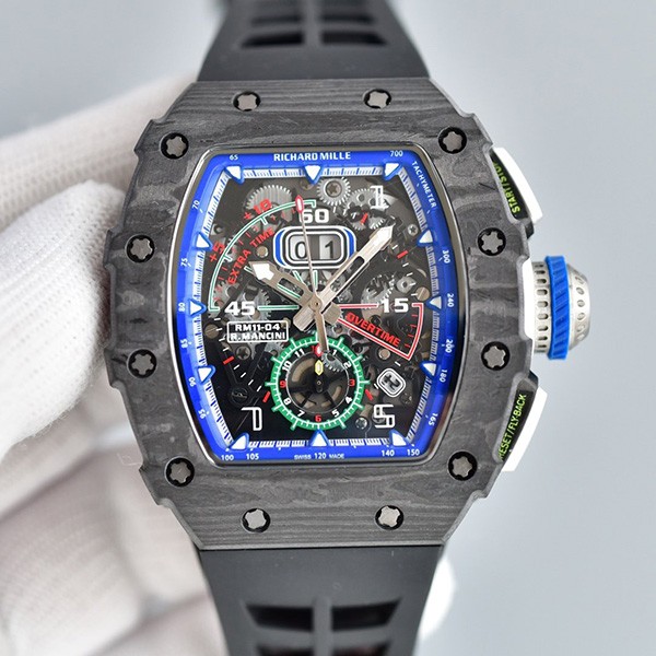 ★Popular in Japan! Richard Mille RM 011 Automatic Fake Flyback Chronograph Felipe Massa ril28521