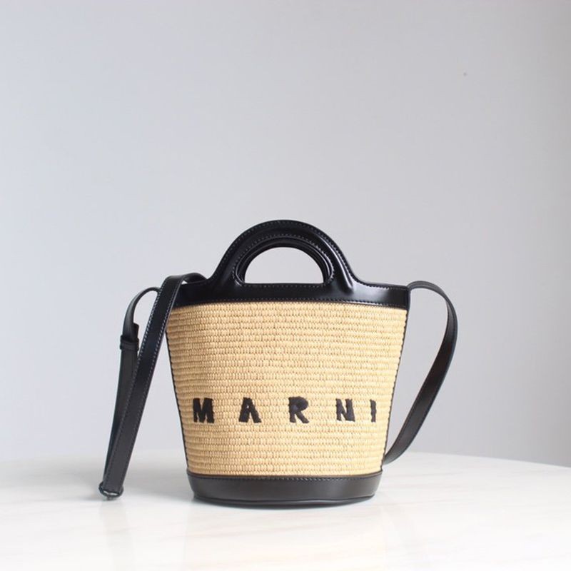 Extremely rare! New Marni basket bag replica TROPICALIA bucket bag [tracking included] man35927