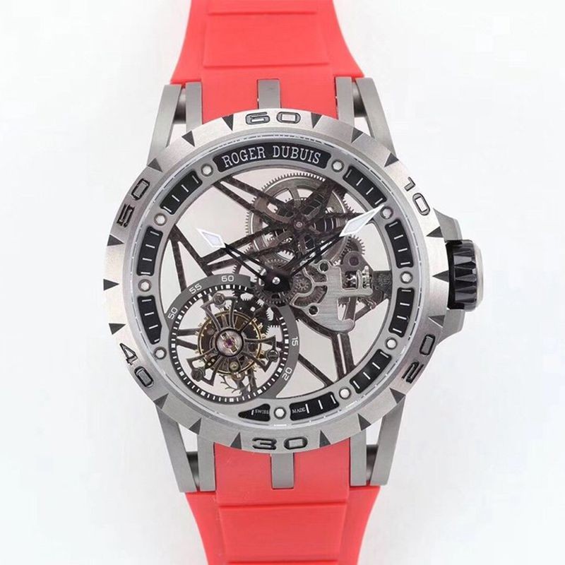 Classic Roger Dubuis Excalibur Spider Titanium Replica 45MM roe77068