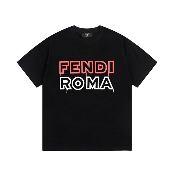 Fendi roma logo T-shirt copy feq21940 Fendi roma logo T-shirt copy feq21940