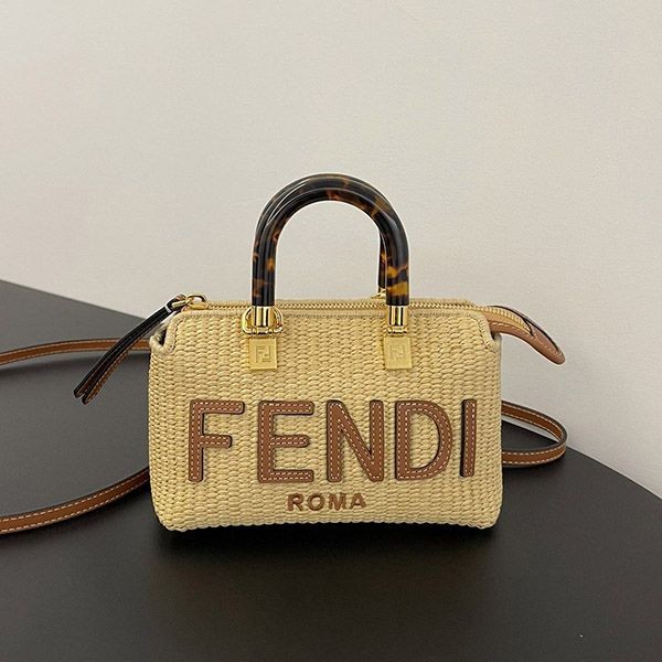 Fendi Mini By The Way Replica Raffia Bag fey38323