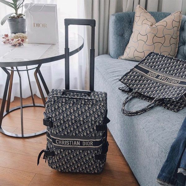 Dior Oblique Replica Mini Suitcase "TRAVEL Dior" def29375