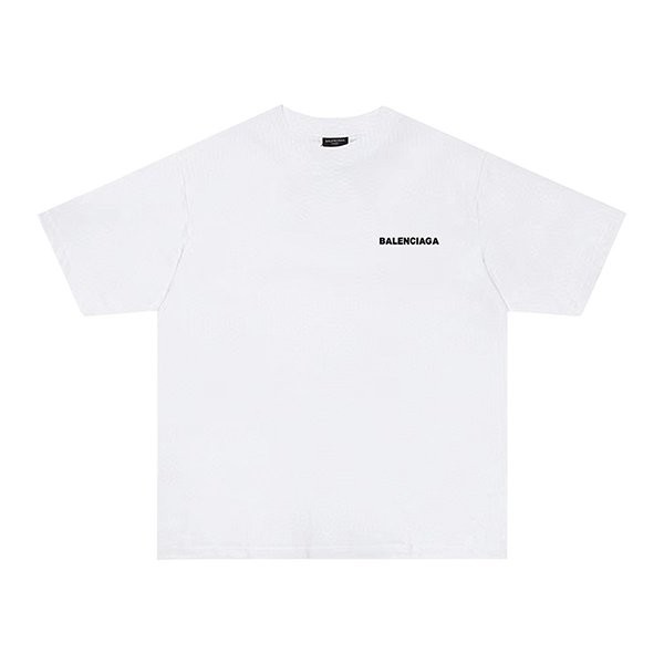 Must-have! Balenciaga T-shirt, cheap cotton & white, unisex, bau09824