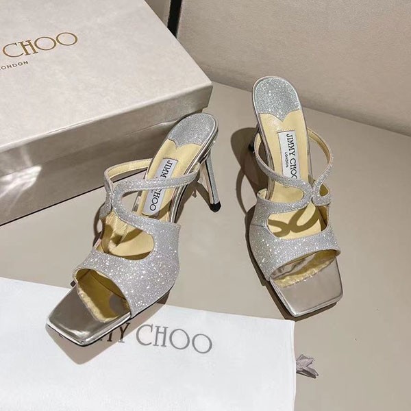 Free shipping [Jimmy Choo] Anise 85 patent leather mules fake jip48714