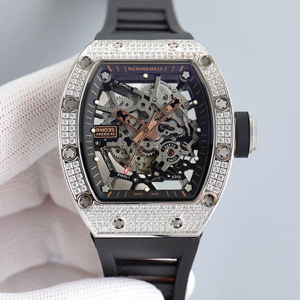 Super limited edition? Richard Mille RM035 replica see-through back rio74180