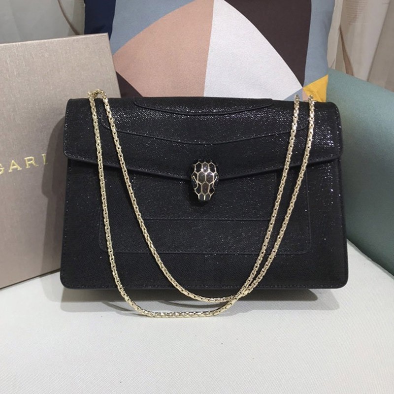 ☆Super popular☆Bvlgari☆Serpenti fake Forever shoulder bag Bus89862