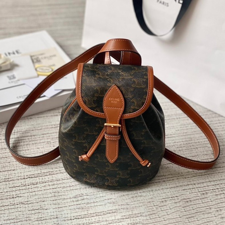 Extremely rare! Replica Celine Mini Falco Backpack 197662CAS