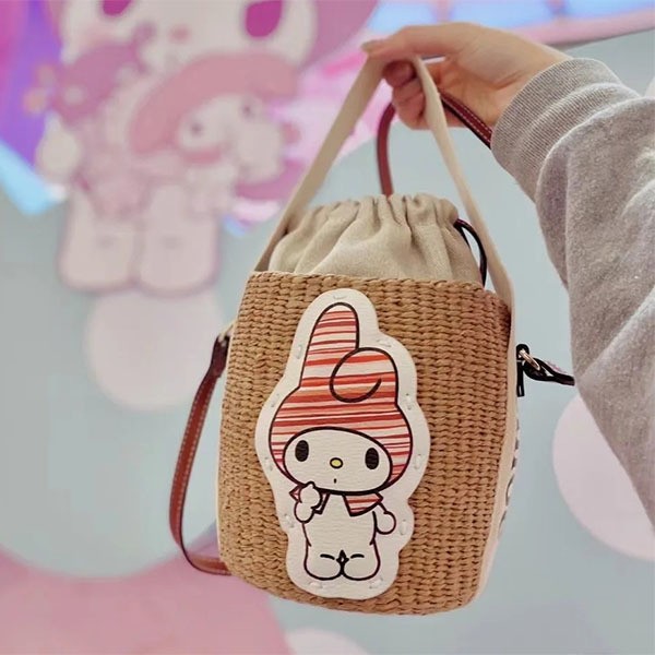 Attention ★ "my melody for Chloe" copy small "woody" basket CHC23SS381J6769A CHC23SS3