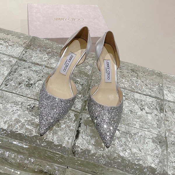 Sold out Jimmy Choo pumps replica ESTHER 65 heel glitter jix77607