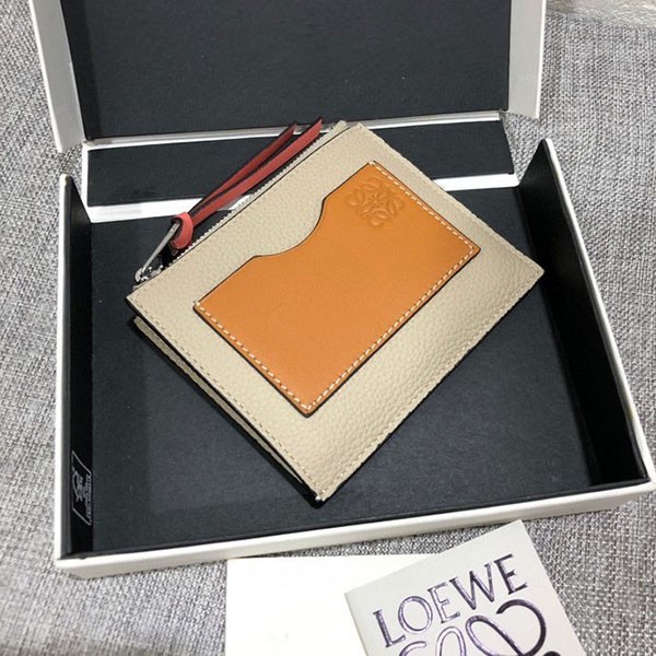 Very popular!! New color [Loewe] Repeat Plain Card Holder Fake lon36448