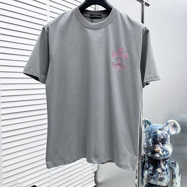 [Used by many celebrities] Chrome Hearts Floral Cross T-shirt replica Kuk81265