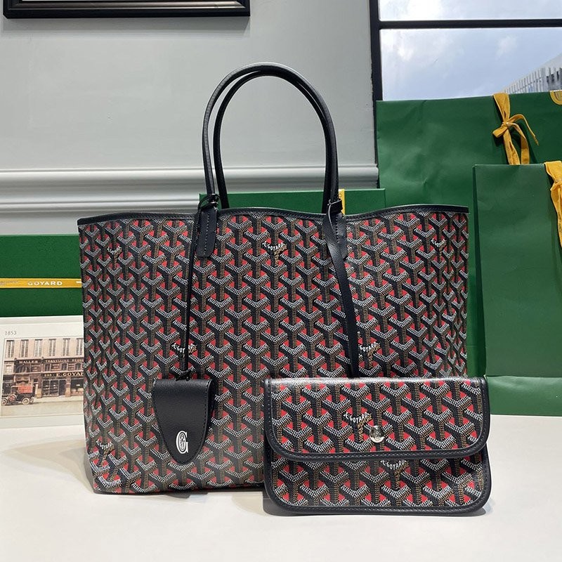 Rare Goyard ■ St. Louis Tote GM Reversible Gos50971