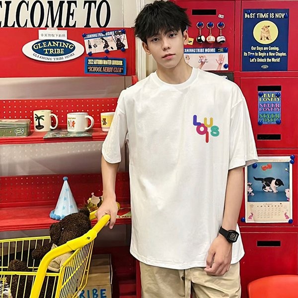 Very popular! Louis Vuitton T-shirt copy cotton & white ★ unisex vug62016