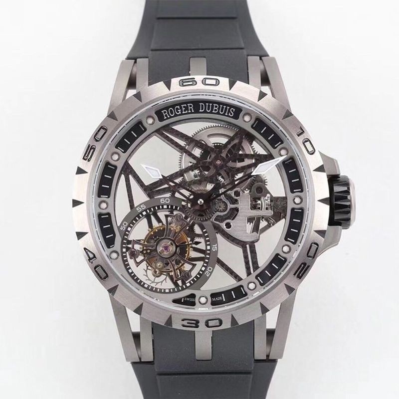 The Battle Roger Dubuis Replica Excalibur Spider Titanium 45MM rov87360