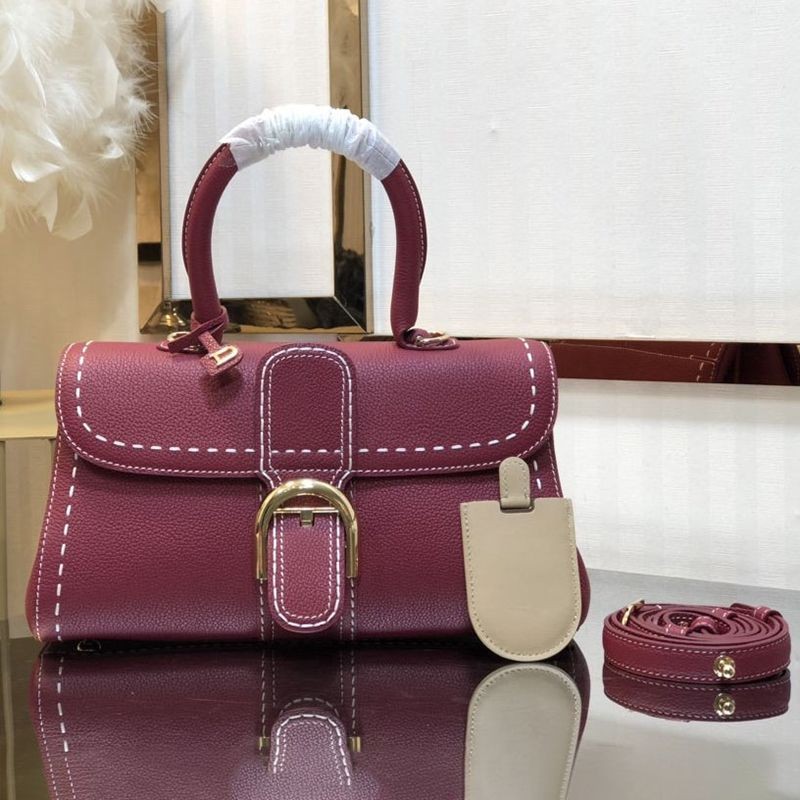 No. 1 in cumulative sales! Delvaux Brillant Ivory Stitch Medium Handbag Replica Deq07021