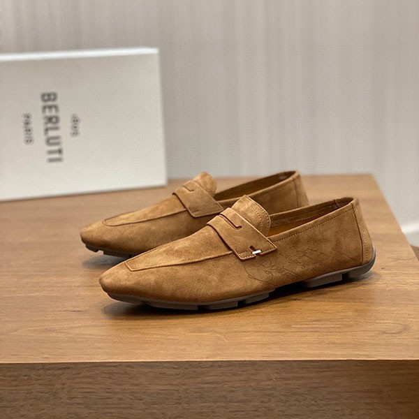 Berluti Lorenzo Drive Scritto Camocchio Loafers Replica bei80923